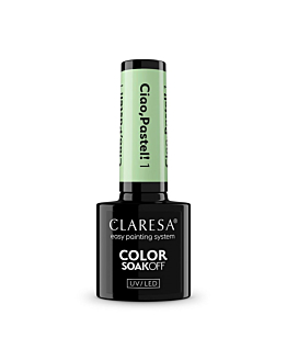 Claresa Color Soak Off UV/LED Ciao Pastel! lakier hybrydowy 1, 5g