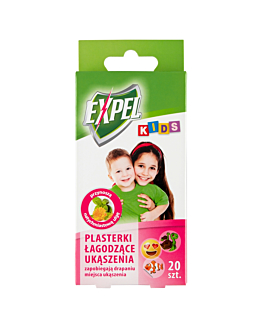 Expel Kids Plasterki łagodzące ukąszenia