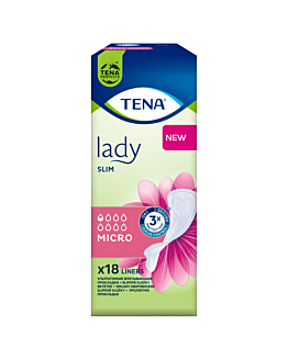 Tena Lady Slim Micro, Wkładki higieniczne, 18 Sztuk