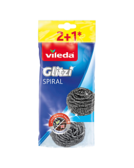 Vileda Zmywak stalowy Glitzi Spiral 3 szt.