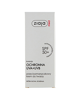 Ziaja Med SPF 50+ Trattamento Protettivo UVA+UVB Crema antirughe per il viso 50 ml
