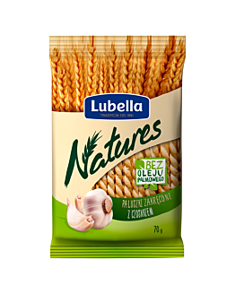 Lubella Natures Paluszki zakręcone z czosnkiem