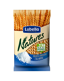 Lubella Natures Paluszki zakręcone z solą morską