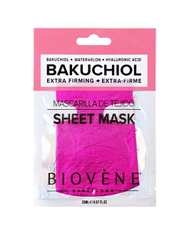 Biovene Bakuchiol Extra-Firming maska w płachcie z bakuchiolem i kwasem hialuronowym, 20ml