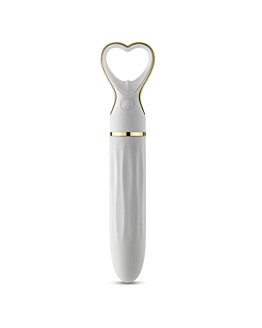 Blush Delice Heartthrob Silicone Bullet Vibrator wibrator z rączką w kształcie serca Whithe Bouquet