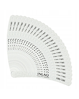 INLAQ Pilnik do Paznokci Banan 100/180, 25 szt.