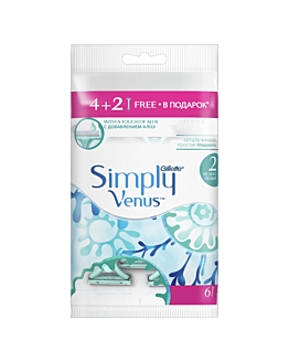 Gillette For Women Simply Venus 6 pz