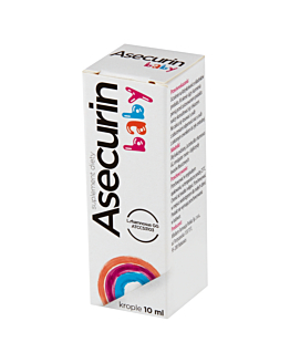 Asecurin Baby, Probiotyk dla dzieci od 1. dnia życia i osób dorosłych, Krople doustne
