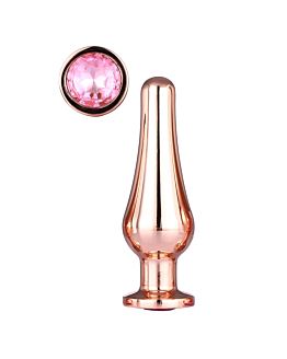 Korek Analny Gleaming Love Rose Gold Pleasure Plug M Dreamtoys