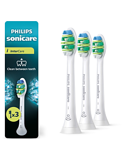 Philips Sonicare Inter Care testine HX9003/87 bianche, 2+1 gratis