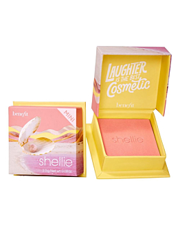 Benefit Shellie Mini Warm-Seashell Pink Blush róż do policzków w ciepłym odcieniu różowej muszli, 2.5g