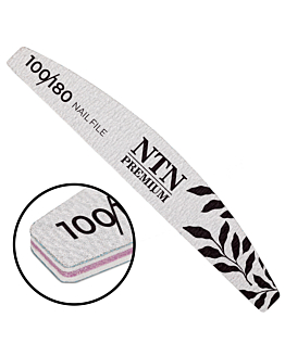 NTN Premium Pilnik Do Paznokci Łódka Zebra 100/180 10 szt