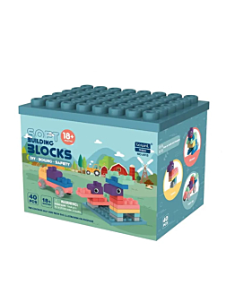 Habarri SOFT blocks - miękkie klocki konstrukcyjne 40 elementów