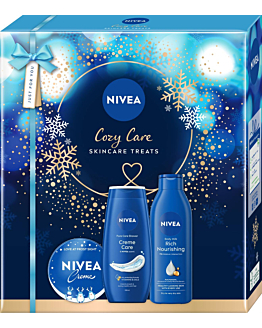 Nivea Set Cozy Care: SG 250 ml + Crema universale 150 ml + Latte corpo 250 ml
