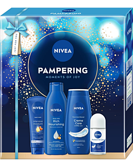 Nivea Set Beauty Collection: Deo AP 50 ml + Latte 250 ml + SG 250 ml + Crema per le mani