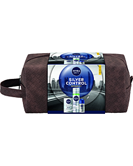 Nivea Set Silver Control: Balsamo A/S 100 ml + Deo AP 50 ml + Schiuma A/S 200 ml
