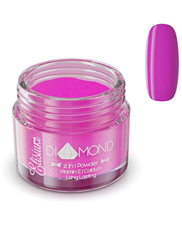 Elisium Diamond 2in1 Powder proszek do manicure tytanowego DV405 Traffic Violet, 23g