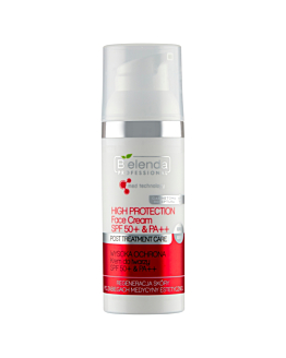 Bielenda Professional Post Treatment Care Krem do twarzy SPF50+ PA++ 