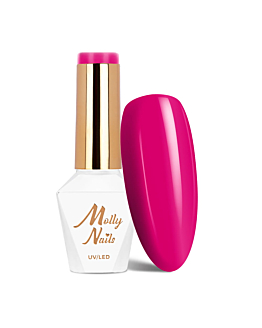 MollyNails Flamingo Botanical Elodie Neon Lakier Hybrydowy UV LED Nr 143 8 g