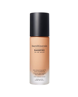 bareMinerals BarePro 24HR Wear Skin-Perfecting Matte Liquid Foundation SPF20 matujący podkład w płynie Light 21 Warm, 30ml