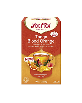 Yogi Tea herbata Ajurwedyjska TANGY BLOOD ORANGE Orzeźwiająca czerwona pomarańcza