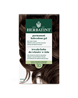 Herbatint Trwała Farba do włosów 5D Jasny Złoty Kasztan, 170 ml