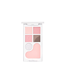 Rom&nd Bare Layer Palette 02 Strawberry Mood 14 g - różowa paleta cieni do powiek z różem