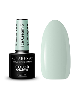 Claresa Soak Off UV/LED Ice Cream lakier hybrydowy 5, 5g