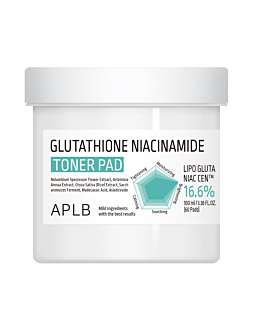 APLB Glutathione Niacinamide Toner Pad płatki tonizujące do twarzy 60szt.