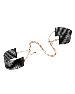 Kajdanki Desir Metallique Mesh Black Handcuffs Bijoux Indiscrets