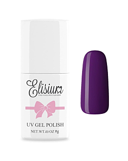 Elisium UV Gel Polish lakier hybrydowy do paznokci 007 Deep Plum, 9g
