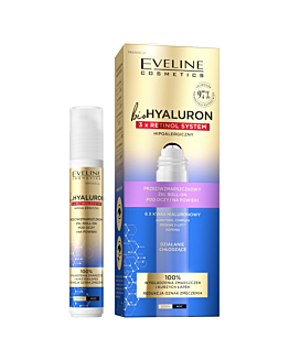 Eveline Bio Hyaluron 3 x Retinol roll-on pod oczy 15ml
