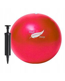 Medi Sleep Mała piłka do pilatesu, ćwiczeń 20 cm, czerwona