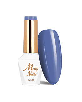 MollyNails Blue Sky Purple Blue Lakier Hybrydowy UV LED Nr 115 8 g