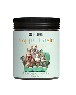 HiSkin Happy Easter świeca sojowa Garden Party, 200ml