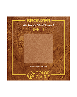 Color Care Perłowy Bronzer Wegański - Refill - 03 Cinnamon