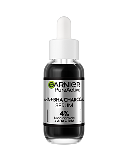 Garnier Skin Naturals Czysta Skóra Serum przeciw niedoskonałościom z Kwasem Aha, Bha i Węglem