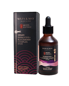 Mary&May Seoul Edition Vegan Idebenone+Blackberry Complex Serum 80 ml - serum antyoksydacyjne