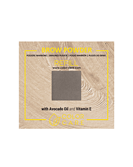 Color Care Refill - Puder do Brwi Wegański - Ash