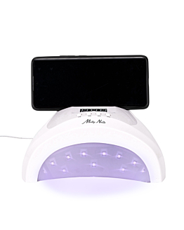 MollyNails Lampa UV LED 48W Do Lakierów Hybrydowych Żeli I Akrylożeli SUN 1S PRO Biała