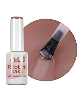 AlleLac Baza Kauczukowa Do Paznokci Rubber Base Hybrydowa Caramel Cookie Nr 12 7g