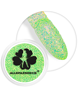 Allepaznokcie Shine Neon Pyłek Do Paznokci Green Nr 06 2 g