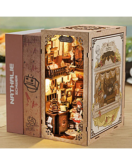 Habarri Miniaturowy domek Book Nook - Sklep z antykami