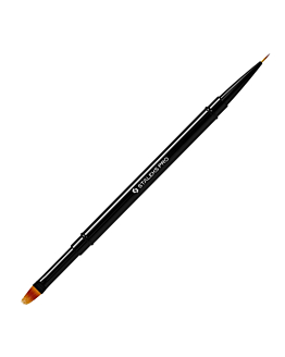 Staleks PRO Expert Pędzelek Dwustronny Do Zdobień 7 mm I Ombre 11 mm Czarny