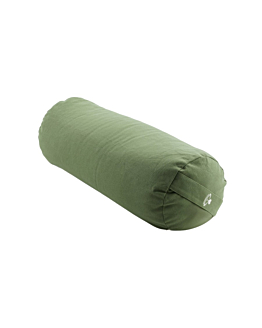 Myga Wałek / bolster do jogi łuska gryki - zielony