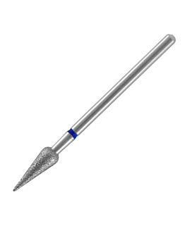 Staleks Expert Frez Diamentowy Grusza Ostra Do Skórek 4/12 mm Niebieska