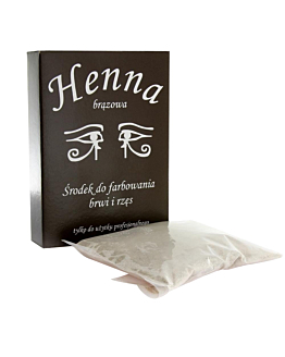 Henna Szczecińska w Proszku do Farbowania Brwi i Rzęs Brązowa 25 g