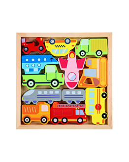 Habarri Puzzle drewniane - Pojazdy
