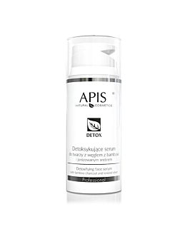 APIS Detox detoksykujące serum do twarzy z węglem z bambusa i jonizowanym srebrem, 100ml