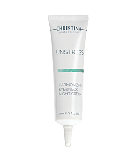 Christina Unstress Harmonizing Eye & Neck Night Cream — Krem pod oczy i na Szyję